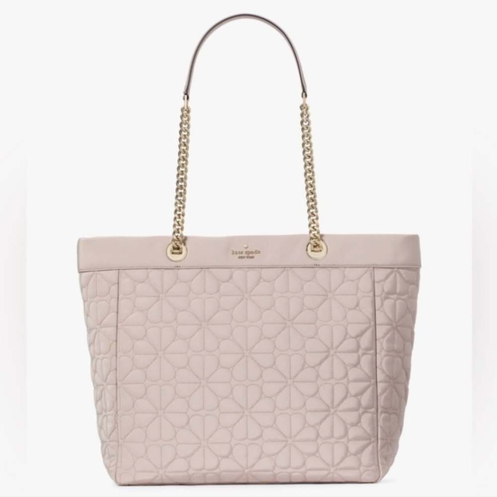 Kate Spade Spade Flower Quilted Fabric XL Tote